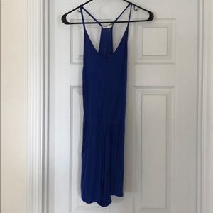 Blue Romper with pockets